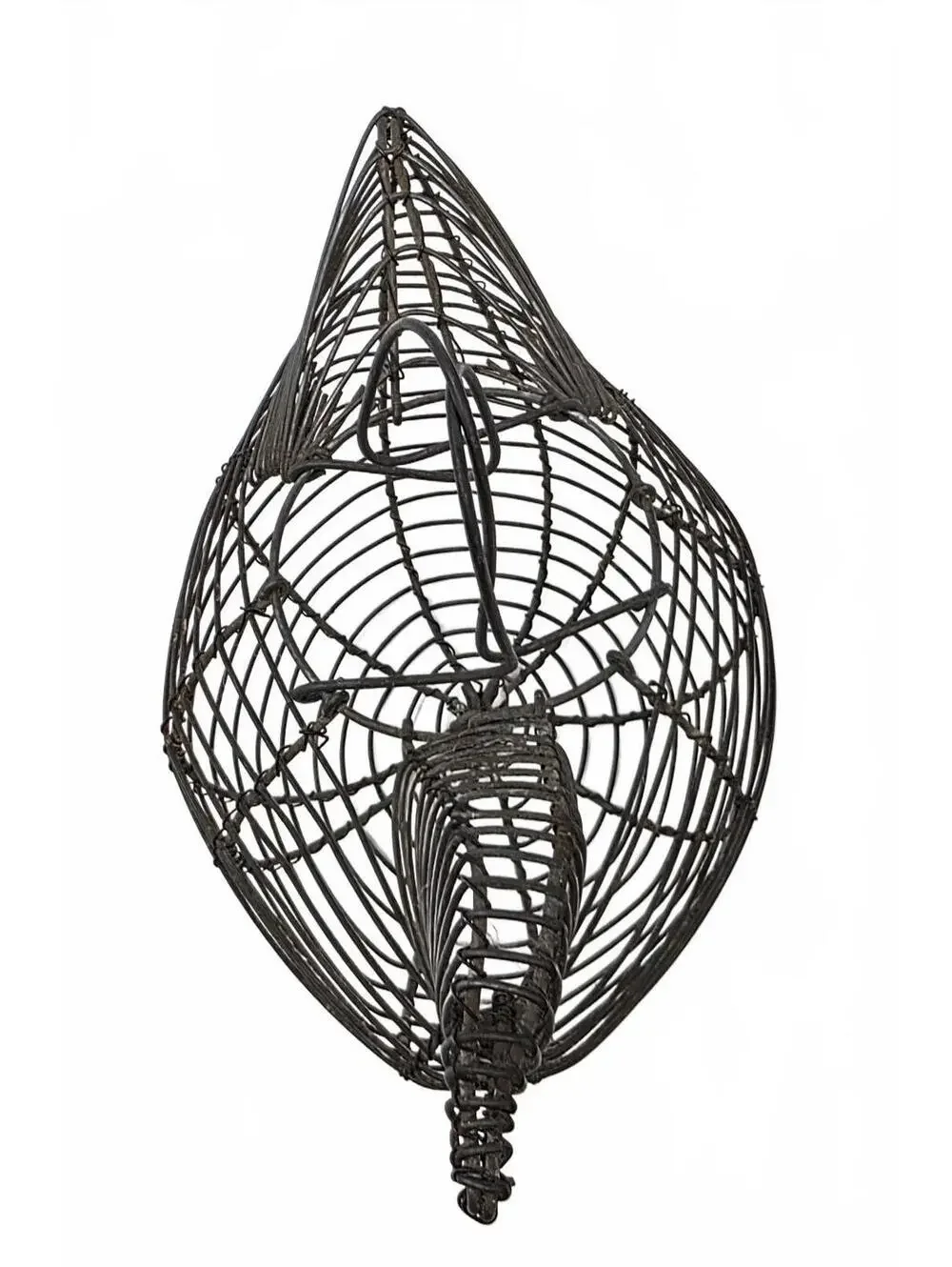 Vintage Wire Hen Egg Basket Primitive Farmhouse Chicken Kitchen Decor